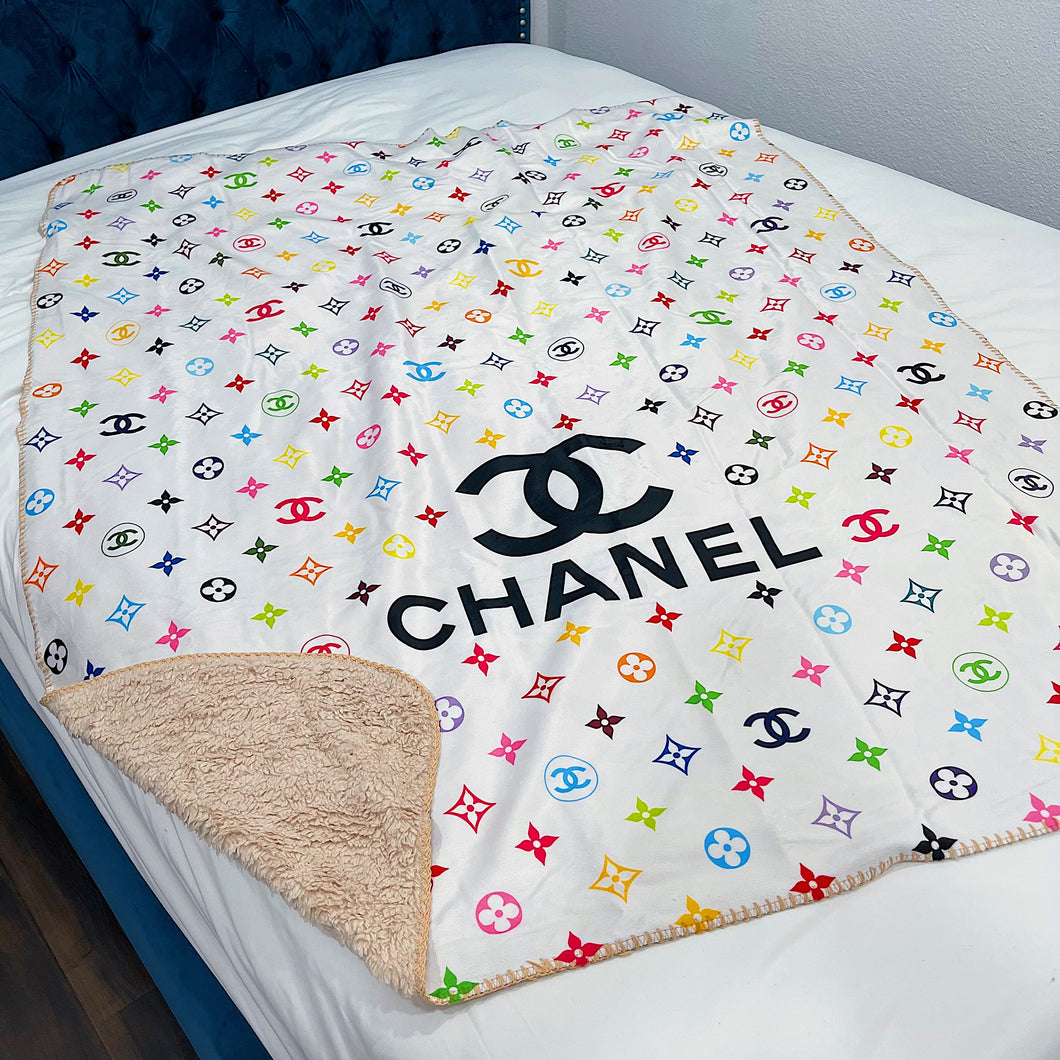 CC Multicolor Luxury Throw Blanket – kulture designs