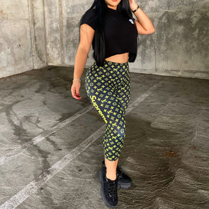 Loui Capri Leggings-green